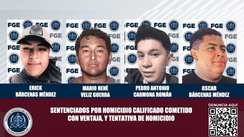 Desarticulan grupo criminal en Baja California; purgarán 58 años de cárcel por homicidio