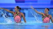 Foto ilustrativa de la nota titulada Nuria Diosdado y Joana Jiménez arrasan con rutina artística en dúos en París 2024