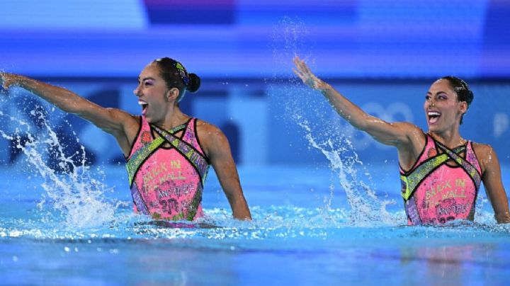 Nuria Diosdado y Joana Jiménez arrasan con rutina artística en dúos en París 2024
