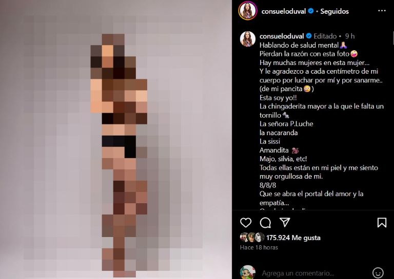 Consuelo Duval sacude a sus fans con tremenda fotografía
