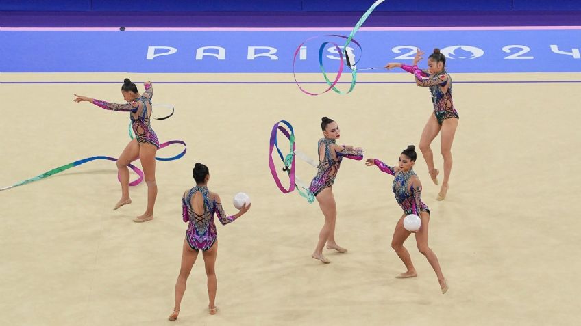 VIDEO: Mexicanas de Gimnasia Rítmica hacen historia en París 2024; así fue su gran debut