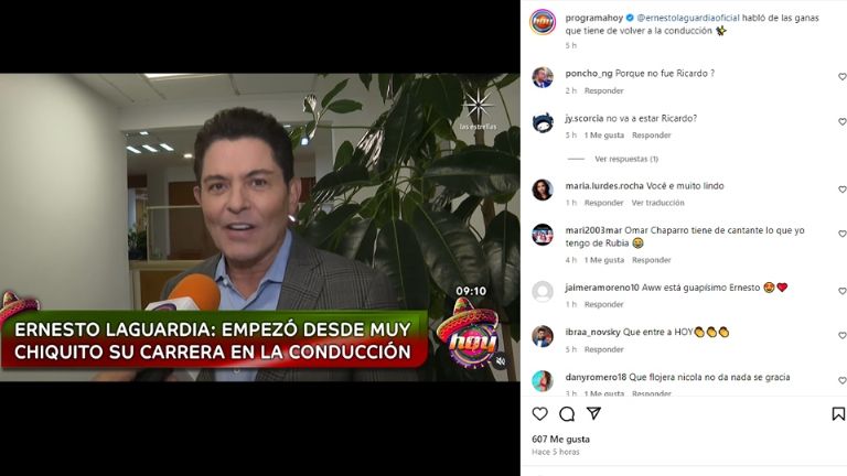 Ernesto Laguardia en Hoy
