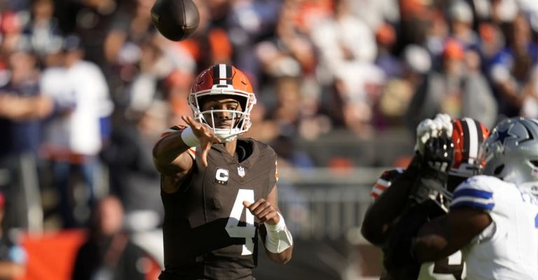 El domingo perdió su duelo ante los Cowboys