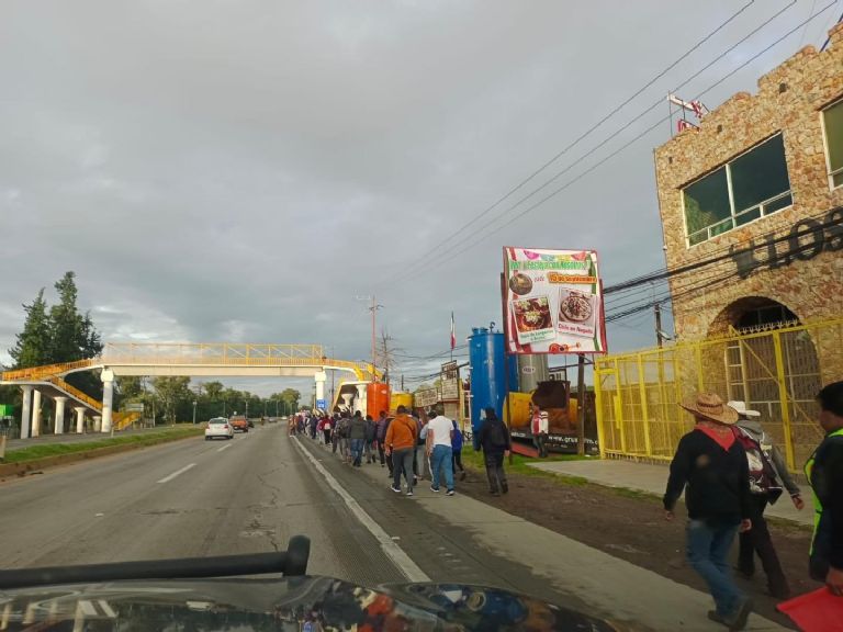 Peregrinos atropellados en la Peñón-Texcoco