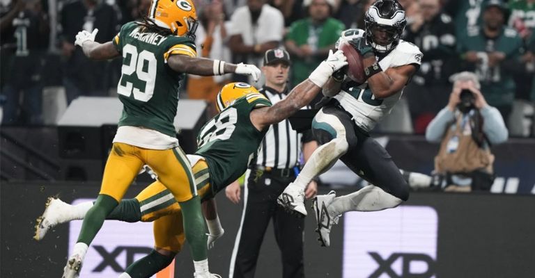 Eagles y Packers se enfrentaron el pasado viernes