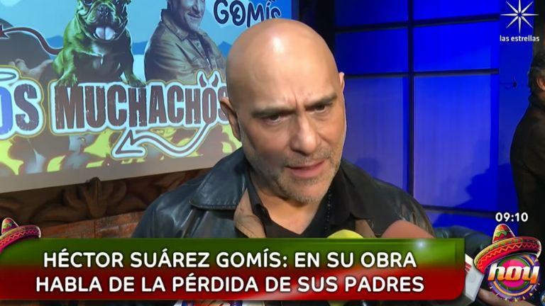 Héctor Suárez Gomís sufrió mucho por la muerte de sus padres