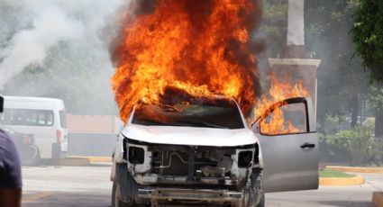 Con agresividad e incendios, protestan contra la desaparición de los 43 de Ayotzinapa