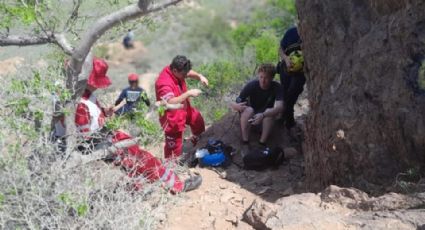 Joven estadounidense es rescatado del cerro Tetakawi en San Carlos; se había perdido