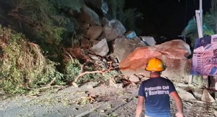 Alerta en Edomex: Lluvias provocan deslave de cerro y varias casas quedan sepultadas