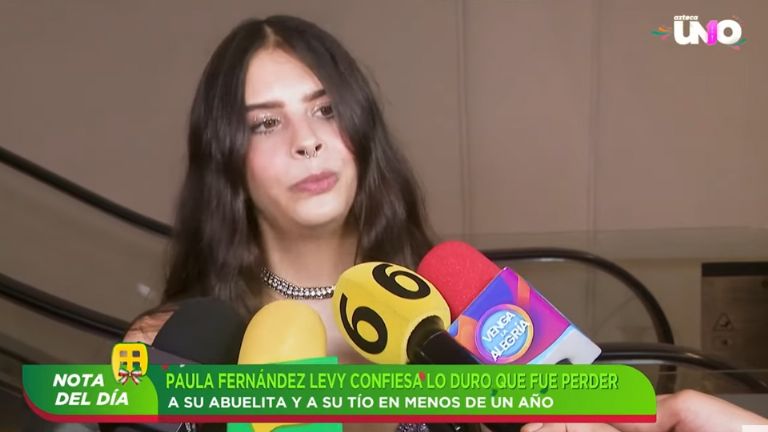 Paula Levy dice que fue duro ver morir a su abuela y a su tío en menos de un año