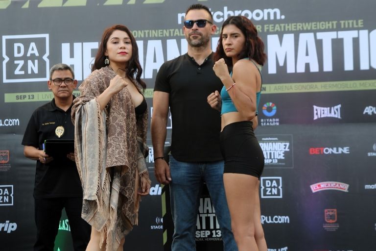 Yolanda Vega y su rival cara a cara