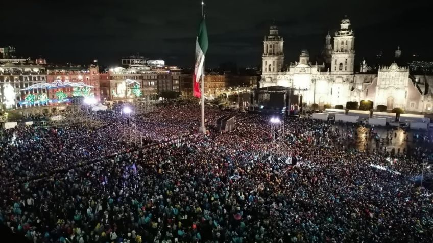 Blindan el Zócalo de la CDMX para el último grito de independencia de AMLO