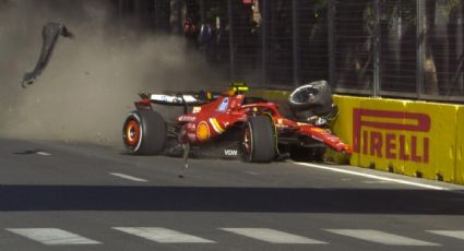 VIDEOS: Así fue el accidente de 'Checo' Pérez en el GP de Azerbaiyán que lo dejó fuera