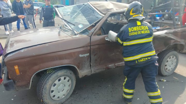Se reportan múltiples choques en la calzada Ignacio Zaragoza; un muerto confirmado