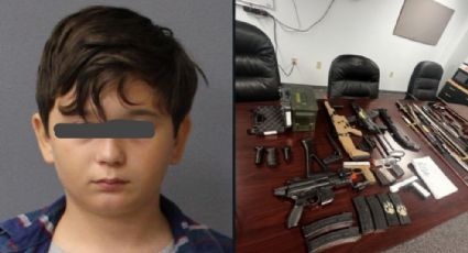 Menor  de 11 años amenaza con tiroteo y exhibe arsenal en Florida; autoridades lo detienen