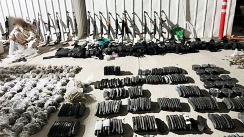 Capturan a 21 criminales y aseguran arsenal al norte de Sonora: uno es menor de edad
