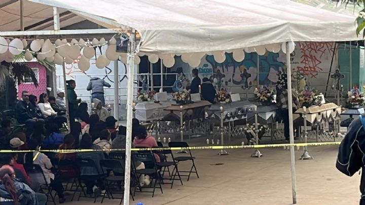 Dan último adiós a víctimas del deslave en Naucalpan; apoyarán a los afectados