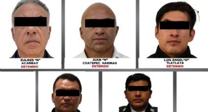 Capturan a cuatro comisarios de Edomex por corrupción y extorsión; buscan a uno más