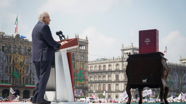 AMLO presume que presentación de su sexto informe de Gobierno fue "un acto muy amoroso"