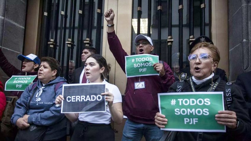 Trabajadores de la Suprema Corte se suman a paro laboral en protesta a la reforma judicial