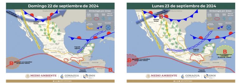 Clima en Sonora para el fin de semana, según el SMN. Foto: Conagua