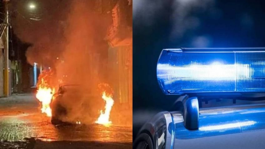 Hallan 2 autos incendiados y abandonados en Puebla; tendrían 5 cuerpos en su interior