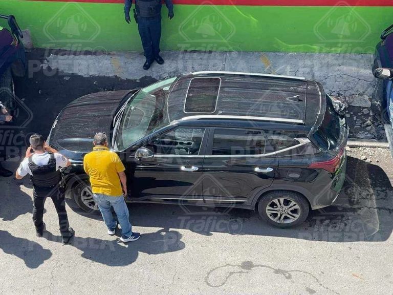 Cuerpos abandonados en Puebla. Foto: @Trafico_Puebla