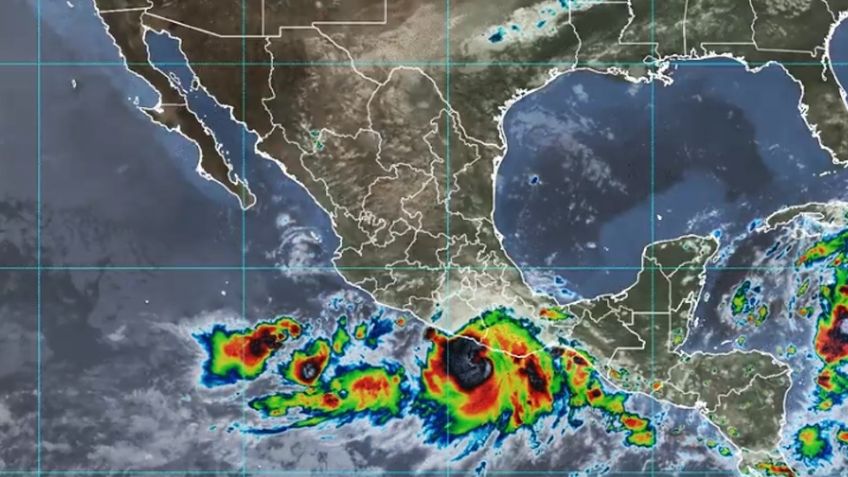 Huracán 'John' toma fuerza: Alcanza la categoría 3 y toca tierra en costas de Guerrero