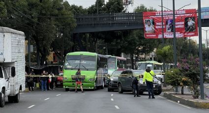 Bloqueo en Santa fe provoca caos a la circulación; exigen servicio de agua