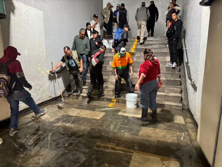 Inundación en Martín Carrera