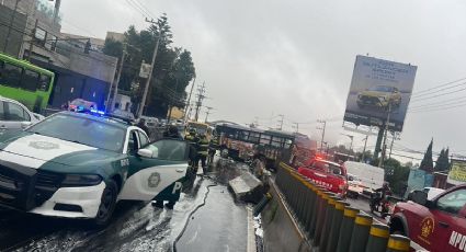 ¡Precaución! Fuerte accidente en Carretera Federal México-Toluca moviliza a las autoridades