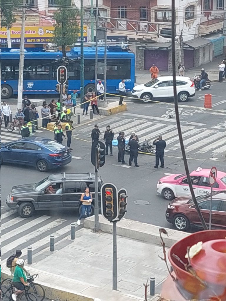 Motociclista muerto en la GAM