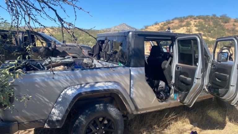 Aseguran armamento en SárIc, Sonora, tras agresión armada. Foto: Facebook