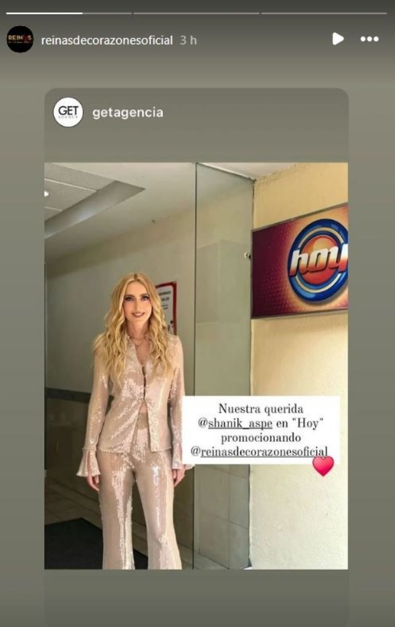 Shanik Aspe visita el programa Hoy