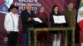 Foto ilustrativa de la nota titulada En su última mañanera, AMLO firma Reforma a la Guardia Nacional y a los Pueblos Indígenas