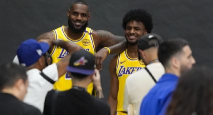 "Hay mucha emoción", dice LeBron James al entrenar con su hijo en Lakers