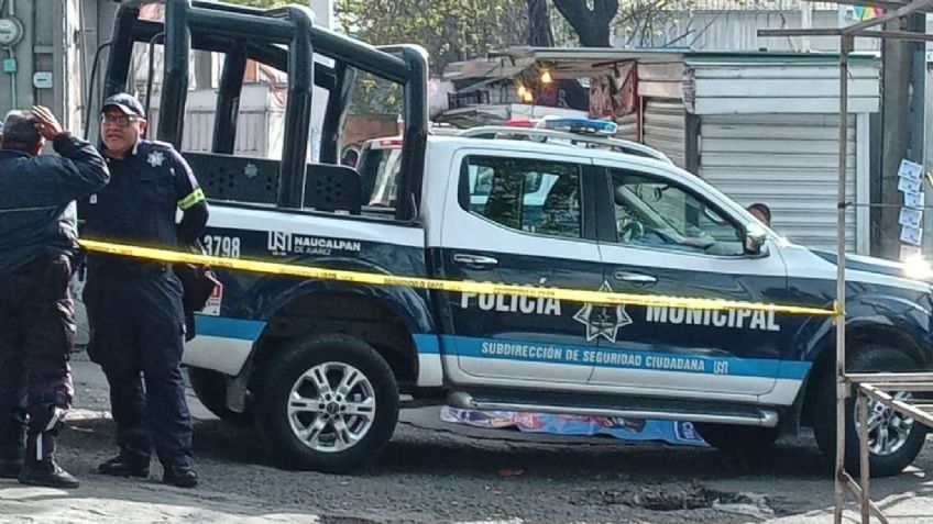 Tenía 40 años: Hombre es ultimado en Naucalpan a plena luz del día; no hay detenidos