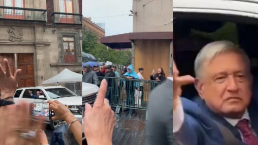 Adiós AMLO: Presidente abandona el Palacio Nacional entre cariñosas despedidas