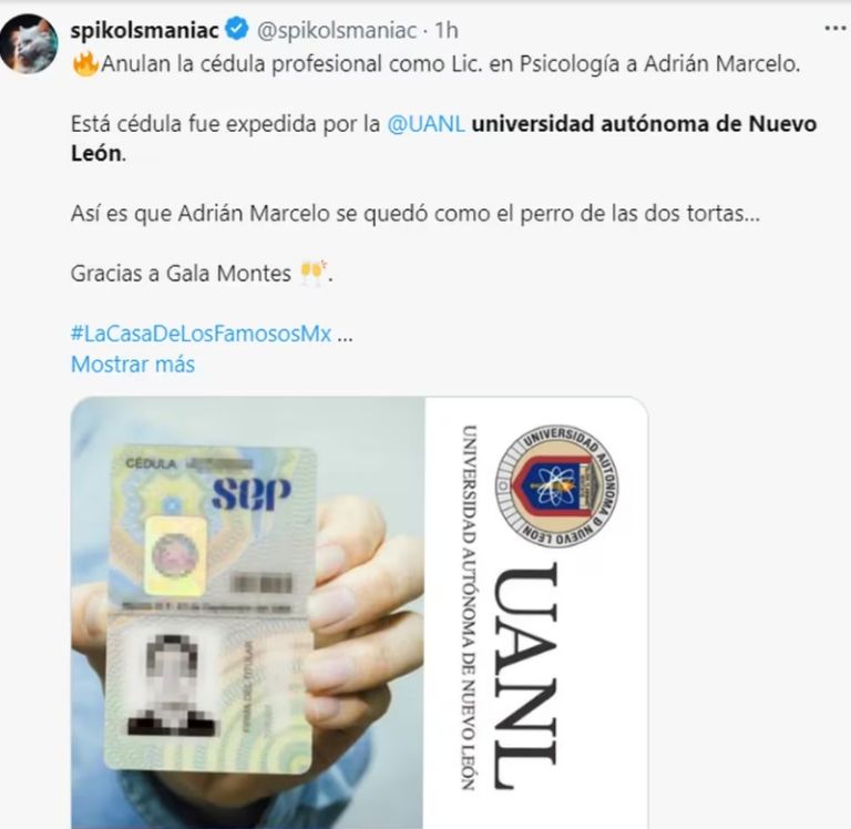 En redes circula el rumor de que la cédula fue anulada