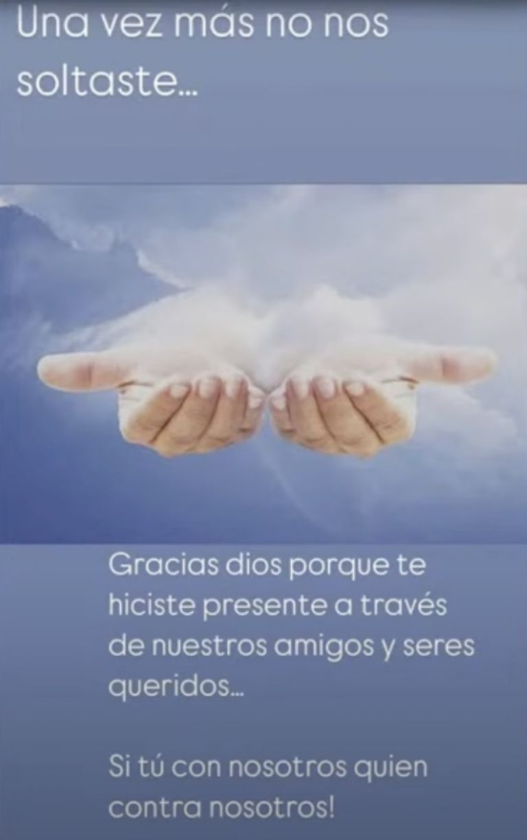 Mensaje de Alex Bisogno