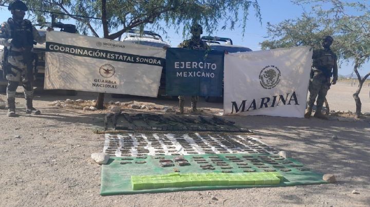 Golpe al crimen organizado en Sonora: Autoridades aseguran más de 10 vehículos y armamento