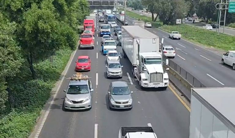 Bloqueo en la México-Querétaro