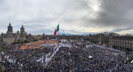 Capitalinos abarrotan el Zócalo de la CDMX para informe de Claudia Sheinbaum