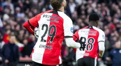 Santiago Giménez anota con el Feyenoord y hace historia en Europa con 100 juegos