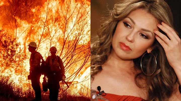 Thalía se solidariza con víctimas de los incendios de Los Ángeles; envía conmovedor mensaje