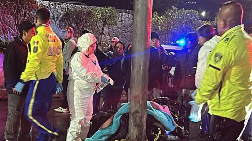 Trágico final: Motociclista muere tras impactarse contra un poste en Coyoacán