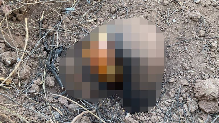 El cuerpo de la víctima fue enterrado en días recientes