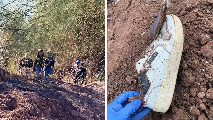 Colectivo da con el cuerpo de una mujer en predio de Cajeme; tenía días enterrado