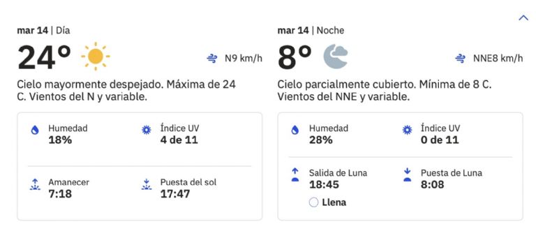 Clima en Hermosillo para HOY martes 14 de enero. Foto: Conagua