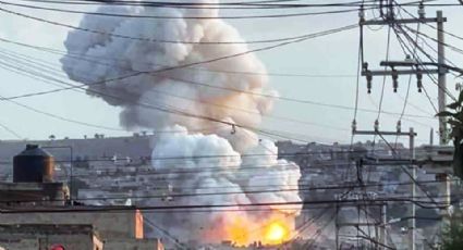 VIDEO: Así fue la fuerte explosión de un almacén de pirotecnia en Edomex; hay un muerto